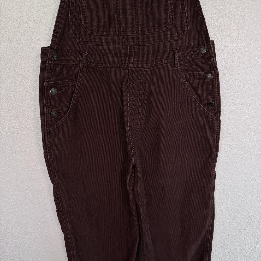 Vintage Jordache Overalls Large 11-13 Corduroy Carpenter Cargo Bib Utility Y2K - Picture 6 of 11